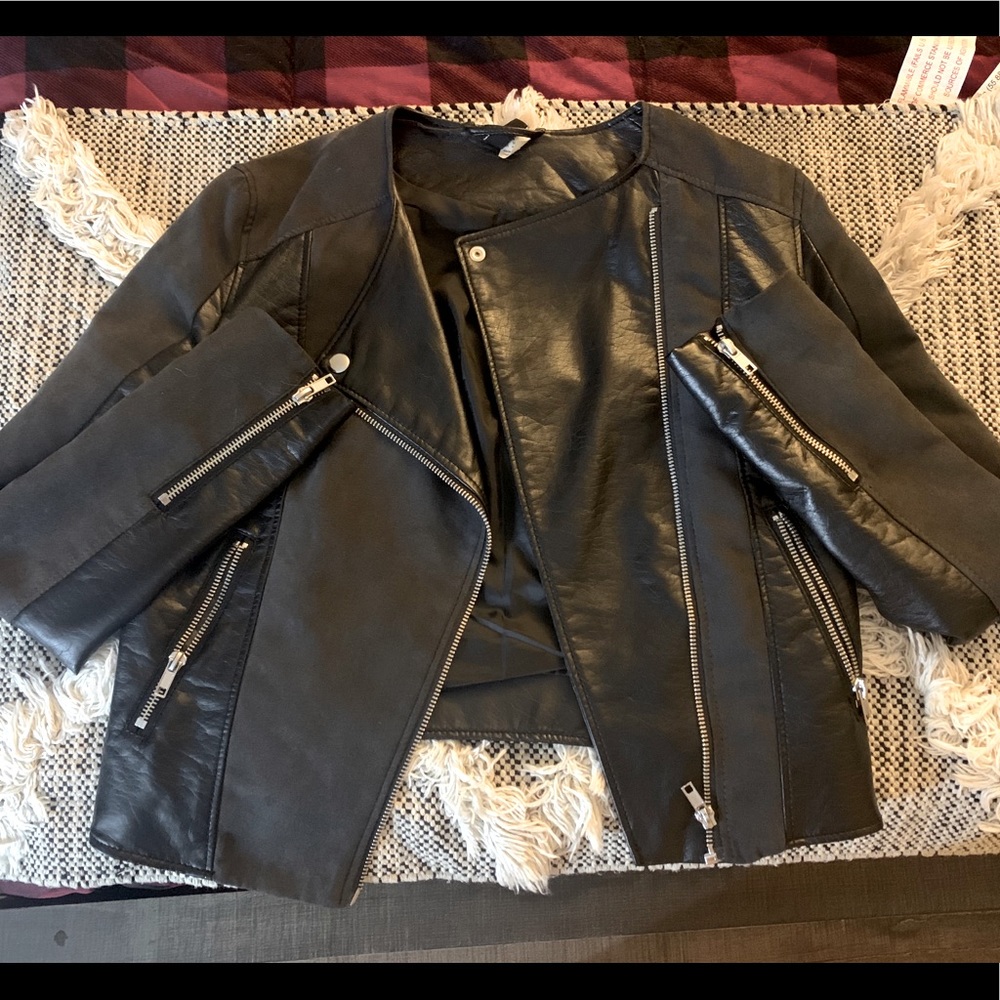 H&M Faux Leather Jacket